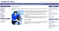 Desktop Screenshot of chesterfieldhomecare.co.uk